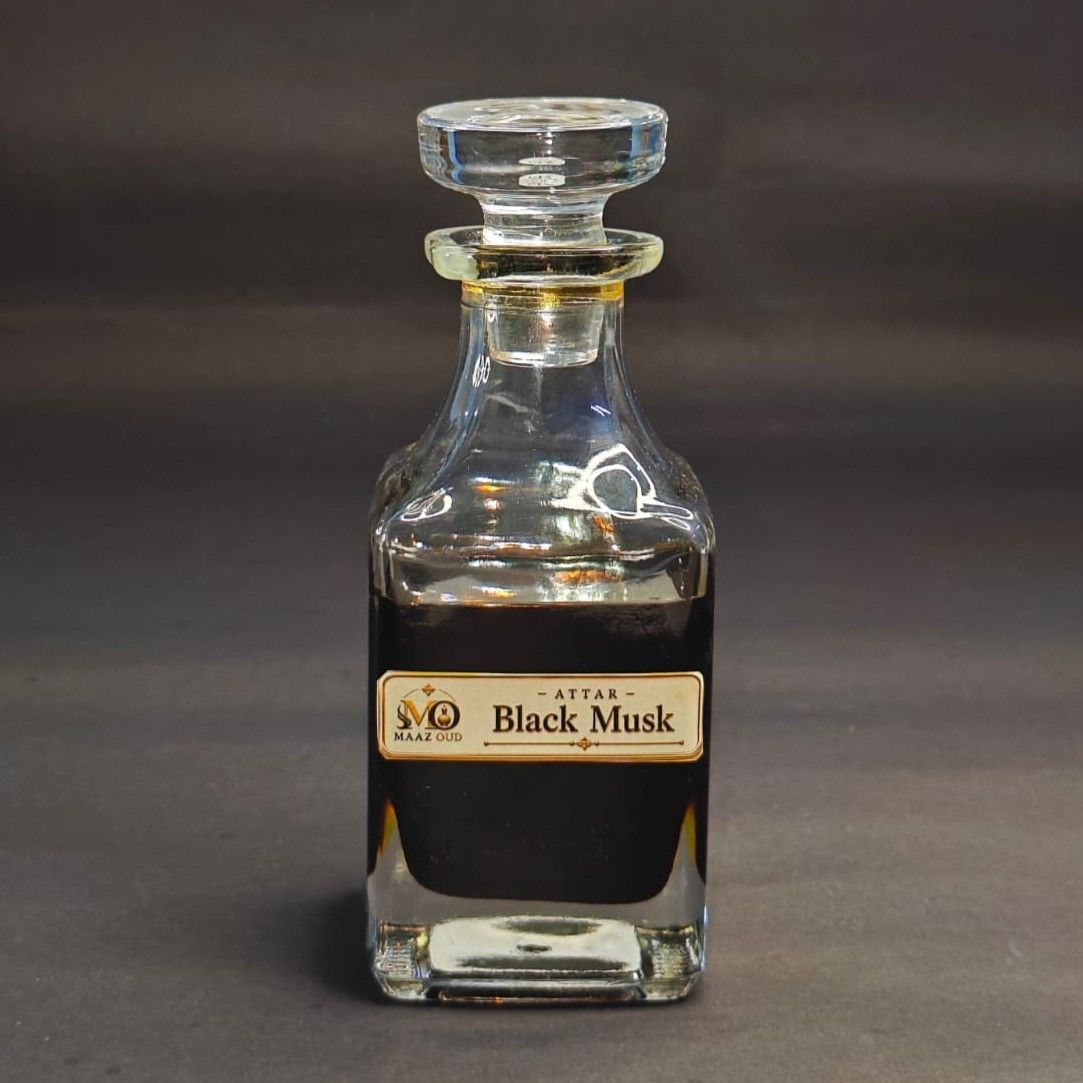 maazoud black musk container bottle 3